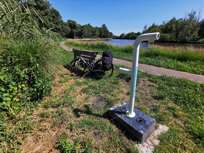 Water tap along the way